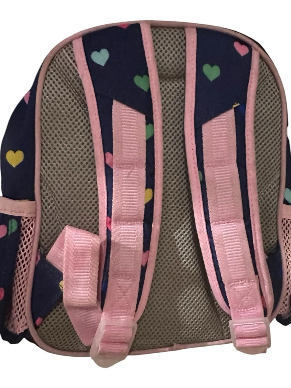 Mackenzie Navy Pink Multi Heart Mini BackpackMackenzie